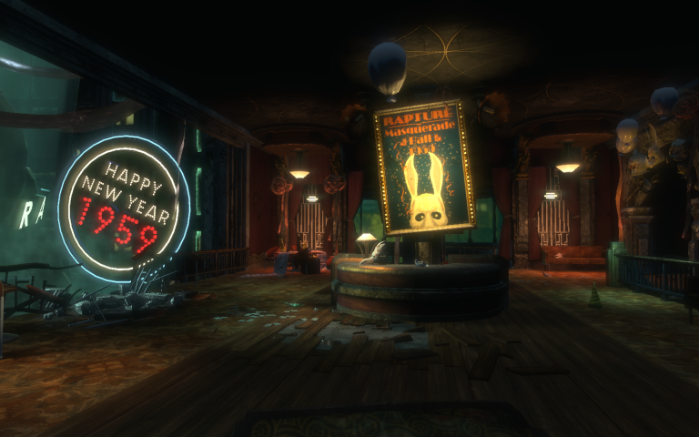 La saga di bioshock - ristorante distrutto